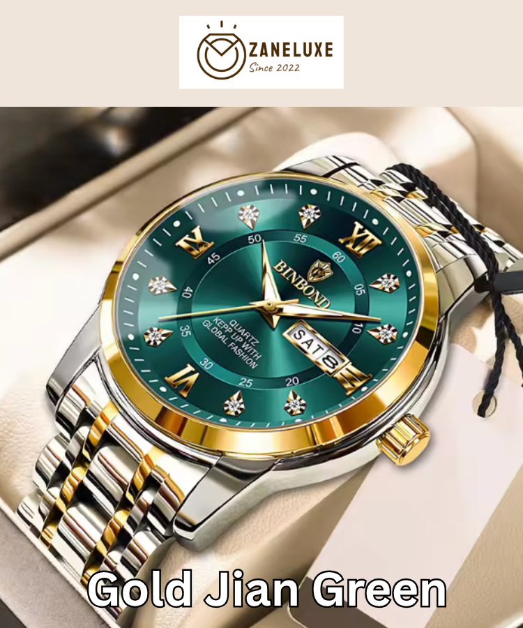 ApexSport Elite Diver - Men’s Luxury 3ATM Waterproof Quartz Date Watch