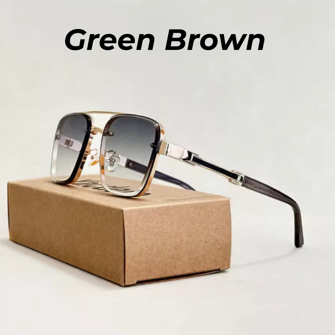 Vintage Royale Squares - Royale Retro Square Men Luxury Fashion Glasses