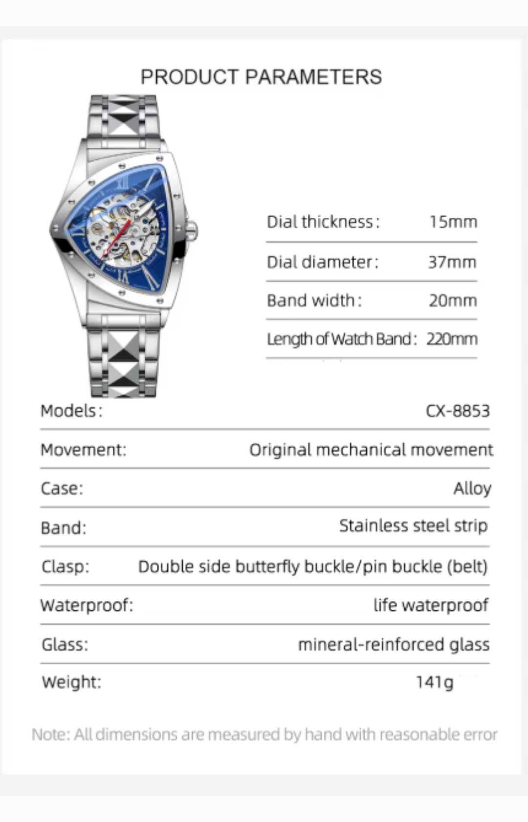 IronVortex | Skeleton Military Automatic Watch