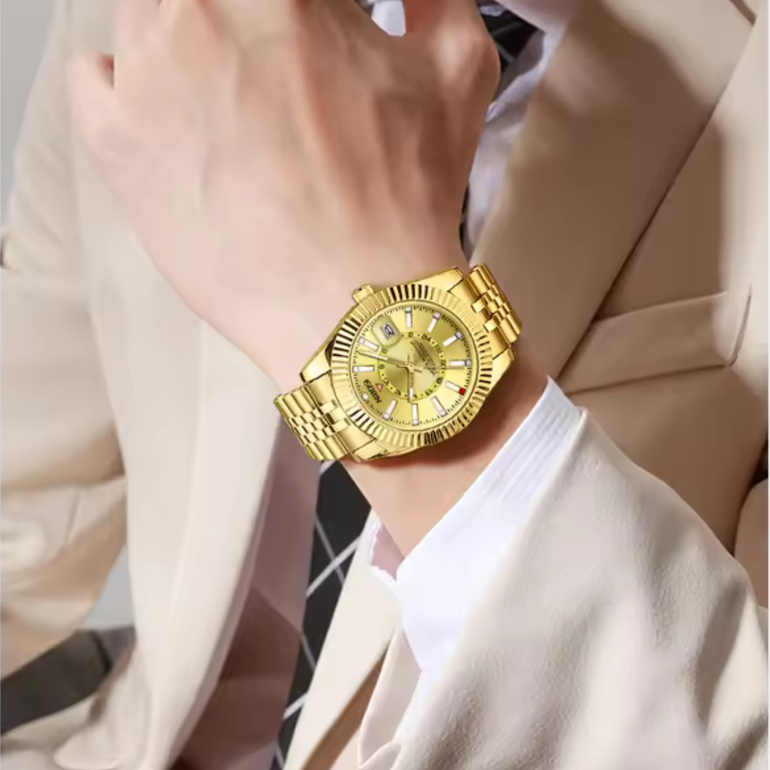 AquaMaster Elite 30ATM – Men’s Luxury Dive Quartz Watch with Date, 300 m Waterproof Sport Timepiece