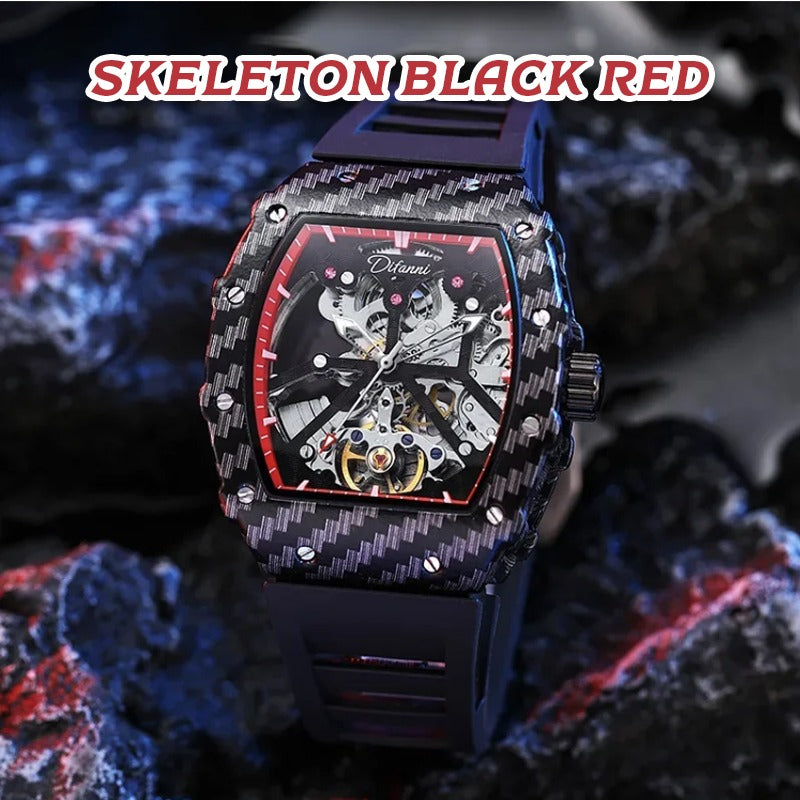 The Warrior 4.0 - Unisex Mechanical Watch - Skeleton Dial, Automatic Edgy Watch