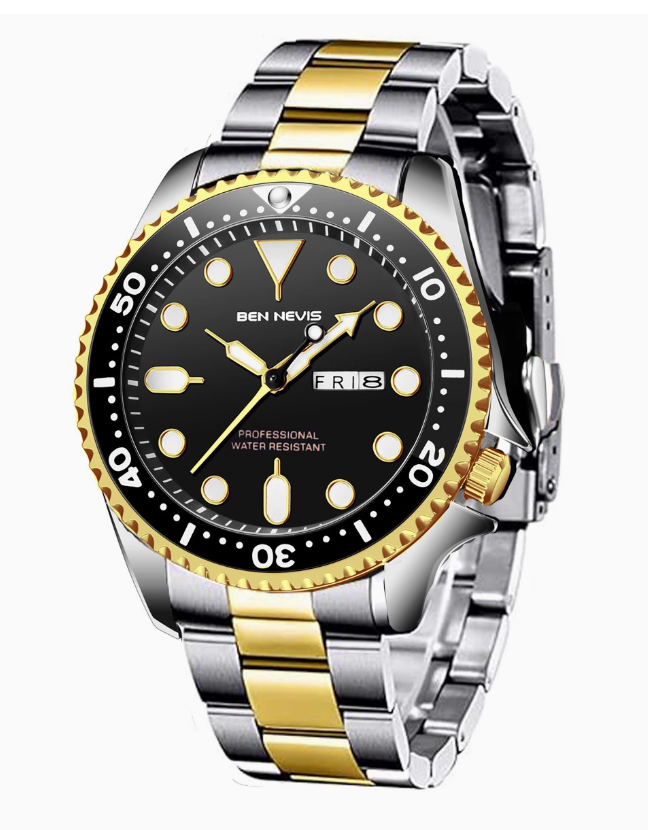 Stars & Stripes Diver - Wristwatch for men - Patriotic theme, Happy Independence Day