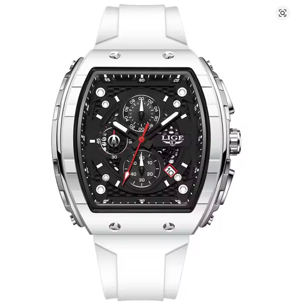 The Barricade - Fashion Luxury Waterproof Silicone Strap Quartz Men's Watch