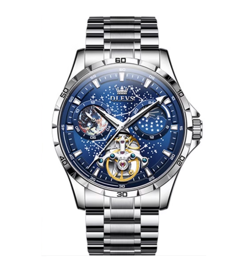 Milky Way Moon Phase Mechanical Watch