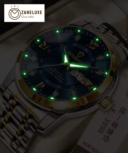 ApexSport Elite Diver - Men’s Luxury 3ATM Waterproof Quartz Date Watch