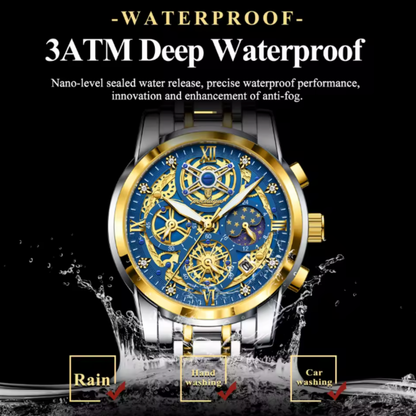 AeroChron - Luxury High Quality Waterproof Luminous Chronograph Men Watch