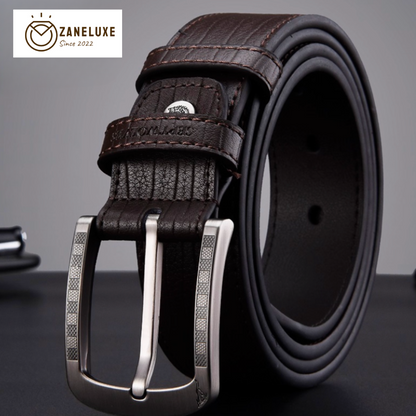 Essential Classic Series - Men’s Premium Genuine Leather Pin-Buckle Belt