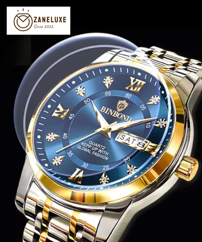 ApexSport Elite Diver - Men’s Luxury 3ATM Waterproof Quartz Date Watch