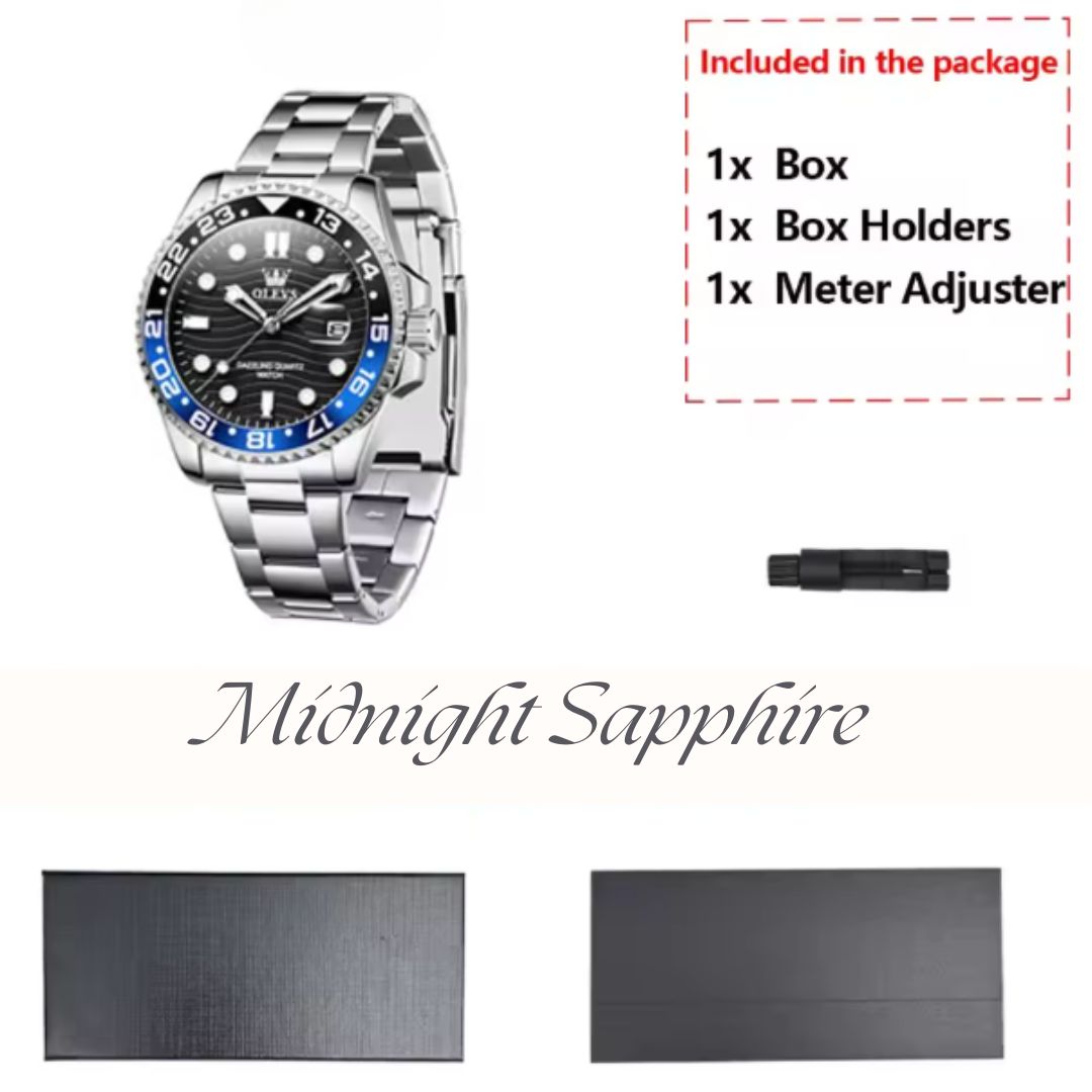 NobleQuartz | Classic Men’s Timepiece