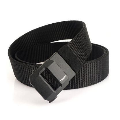 TrailFlex Belt - Men’s Outdoor Nylon Canvas Belt – Quick-Dry, Toothless Automatic Buckle, Casual & Durable