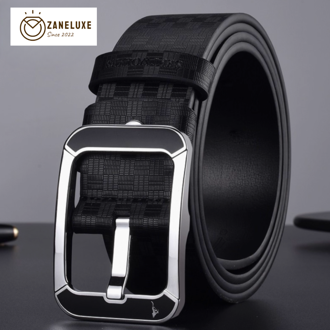 Essential Classic Series - Men’s Premium Genuine Leather Pin-Buckle Belt
