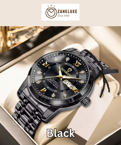 ApexSport Elite Diver - Men’s Luxury 3ATM Waterproof Quartz Date Watch