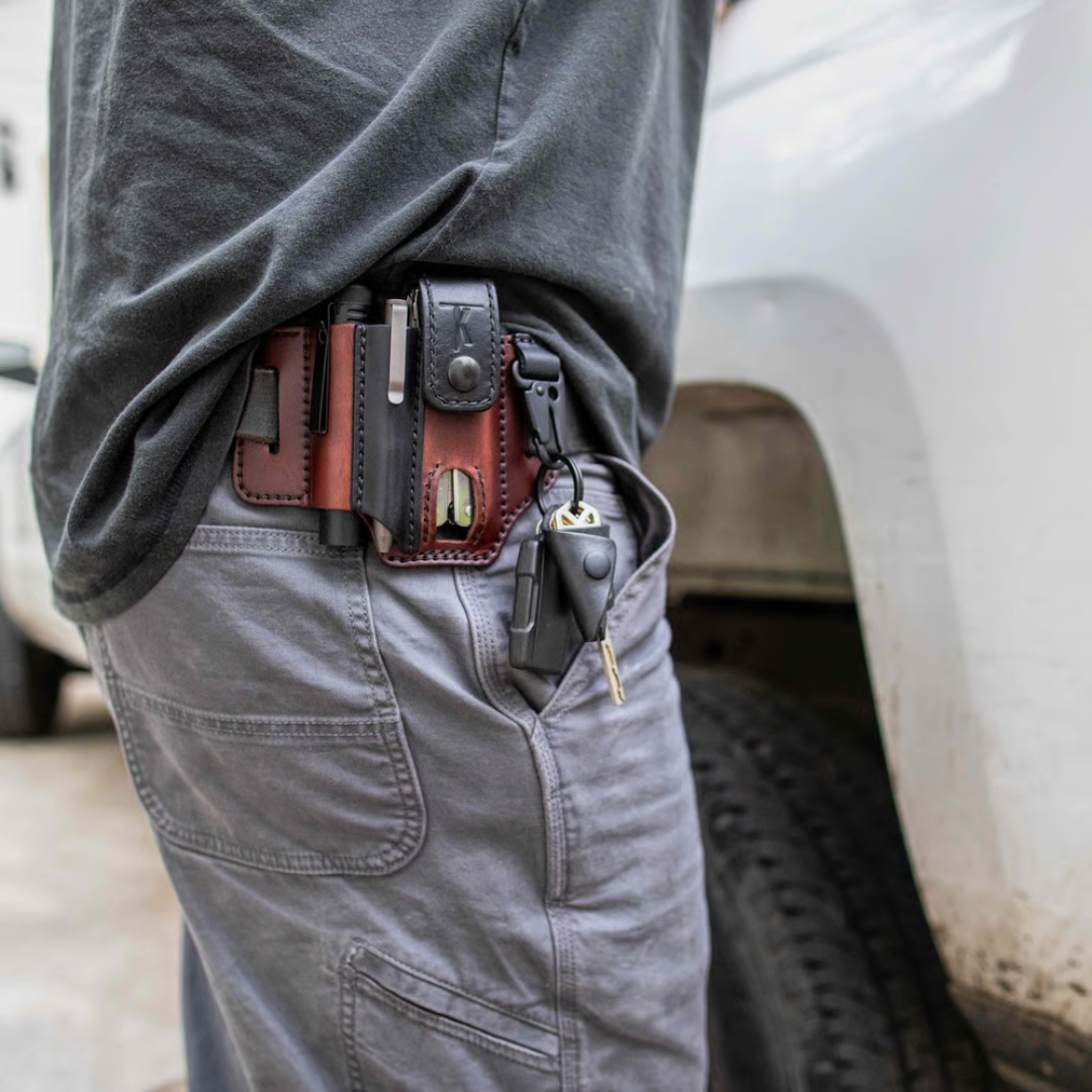 OwlGuard Belt - Premium Cowhide Leather Tactical Belt with Owl Buckle – Durable & Multifunctional
