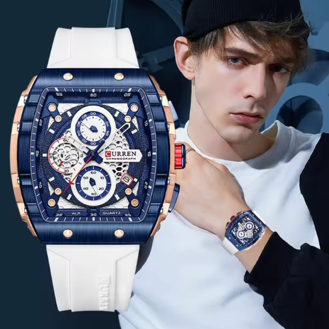 LumiChrono | Precision Square Chronograph
