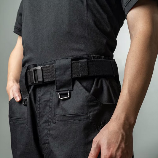 TrailFlex Belt - Men’s Outdoor Nylon Canvas Belt – Quick-Dry, Toothless Automatic Buckle, Casual & Durable
