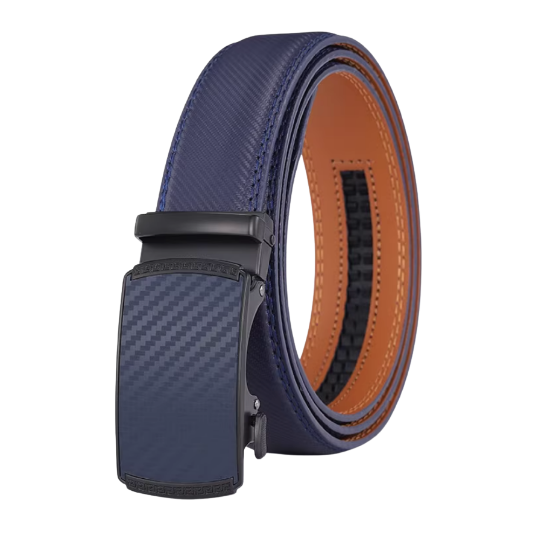 RegalBelt - Classic Leather Belt for Men – Automatic Buckle, Business & Casual