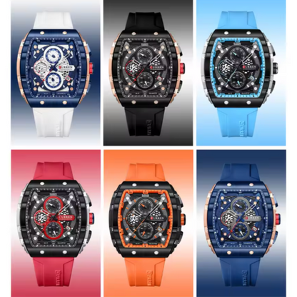 LumiChrono | Precision Square Chronograph