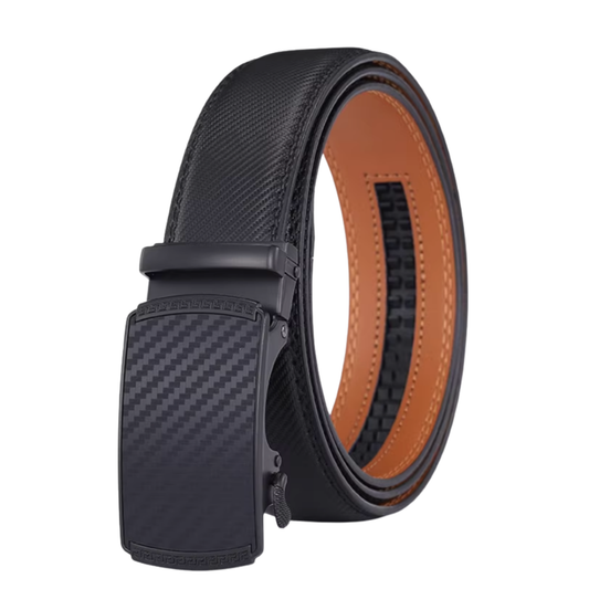RegalBelt - Classic Leather Belt for Men – Automatic Buckle, Business & Casual