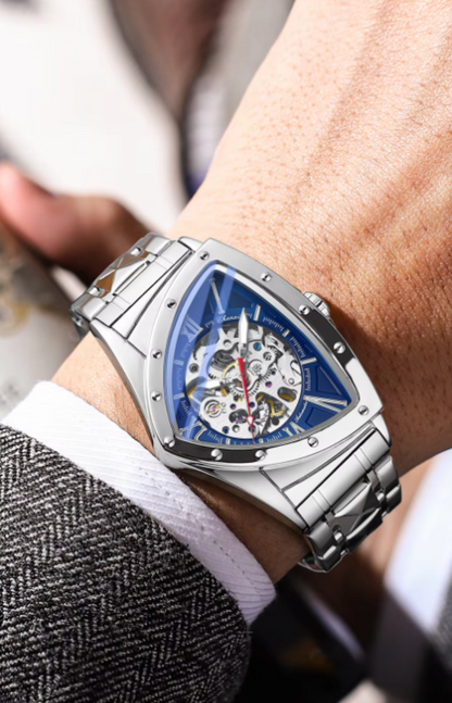 IronVortex | Skeleton Military Automatic Watch