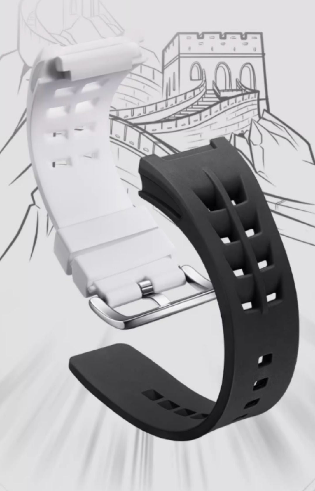 Mark Fairwhale Great Wall Edition – Men's Skeleton Automatic Watch with Architectural Detailing