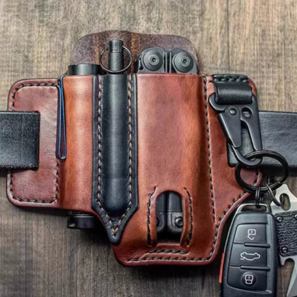 OwlGuard Belt - Premium Cowhide Leather Tactical Belt with Owl Buckle – Durable & Multifunctional