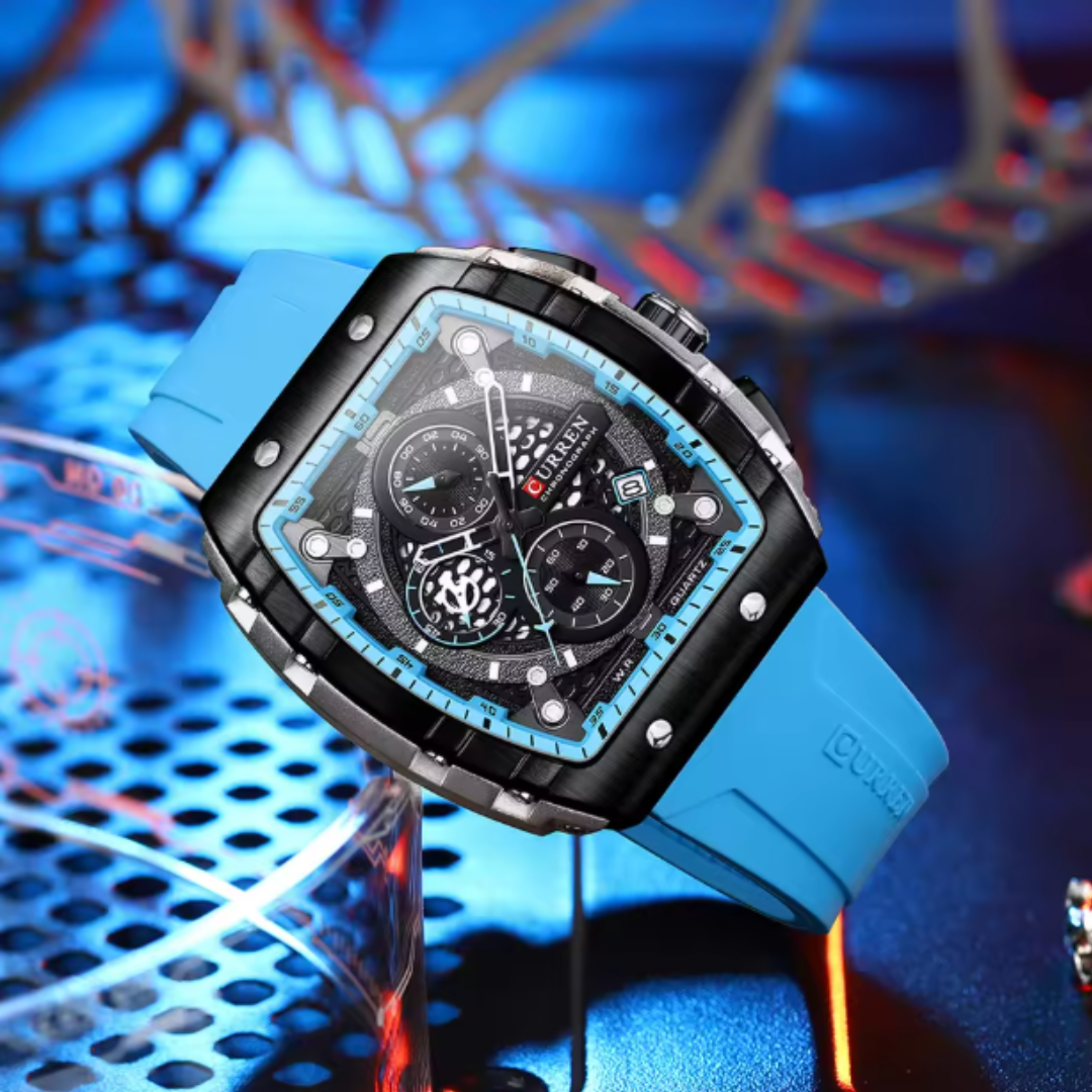 LumiChrono | Precision Square Chronograph