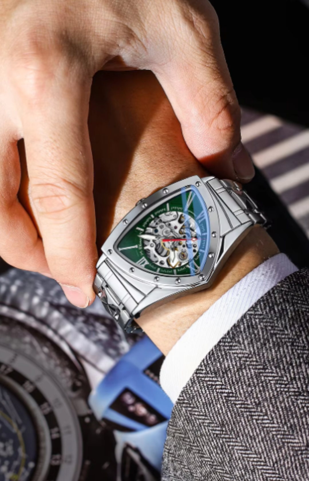 IronVortex | Skeleton Military Automatic Watch