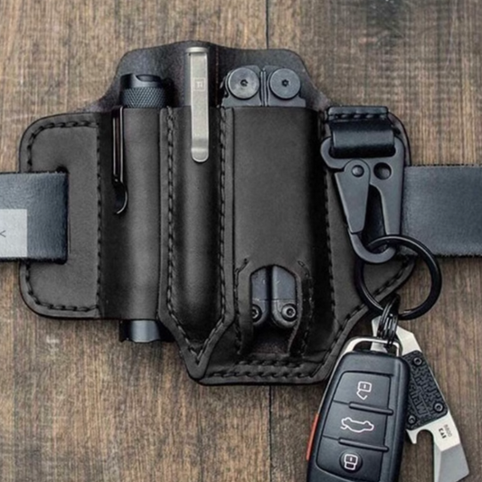 OwlGuard Belt - Premium Cowhide Leather Tactical Belt with Owl Buckle – Durable & Multifunctional