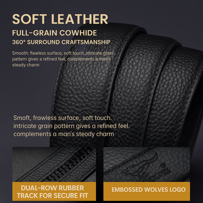 Urban Elegance Series - Septwolves 2025 Executive Pure Cowhide Auto-Lock Belt
