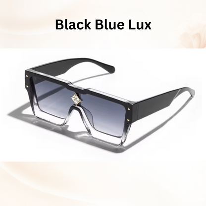 Luxury Millionaire Shades - Retro Square Sunglasses