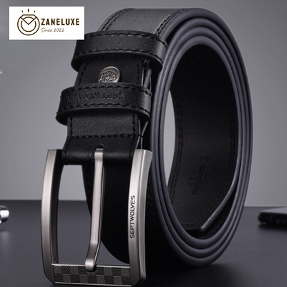 Essential Classic Series - Men’s Premium Genuine Leather Pin-Buckle Belt