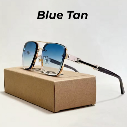 Vintage Royale Squares - Royale Retro Square Men Luxury Fashion Glasses