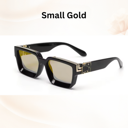 Luxury Millionaire Shades - Retro Square Sunglasses