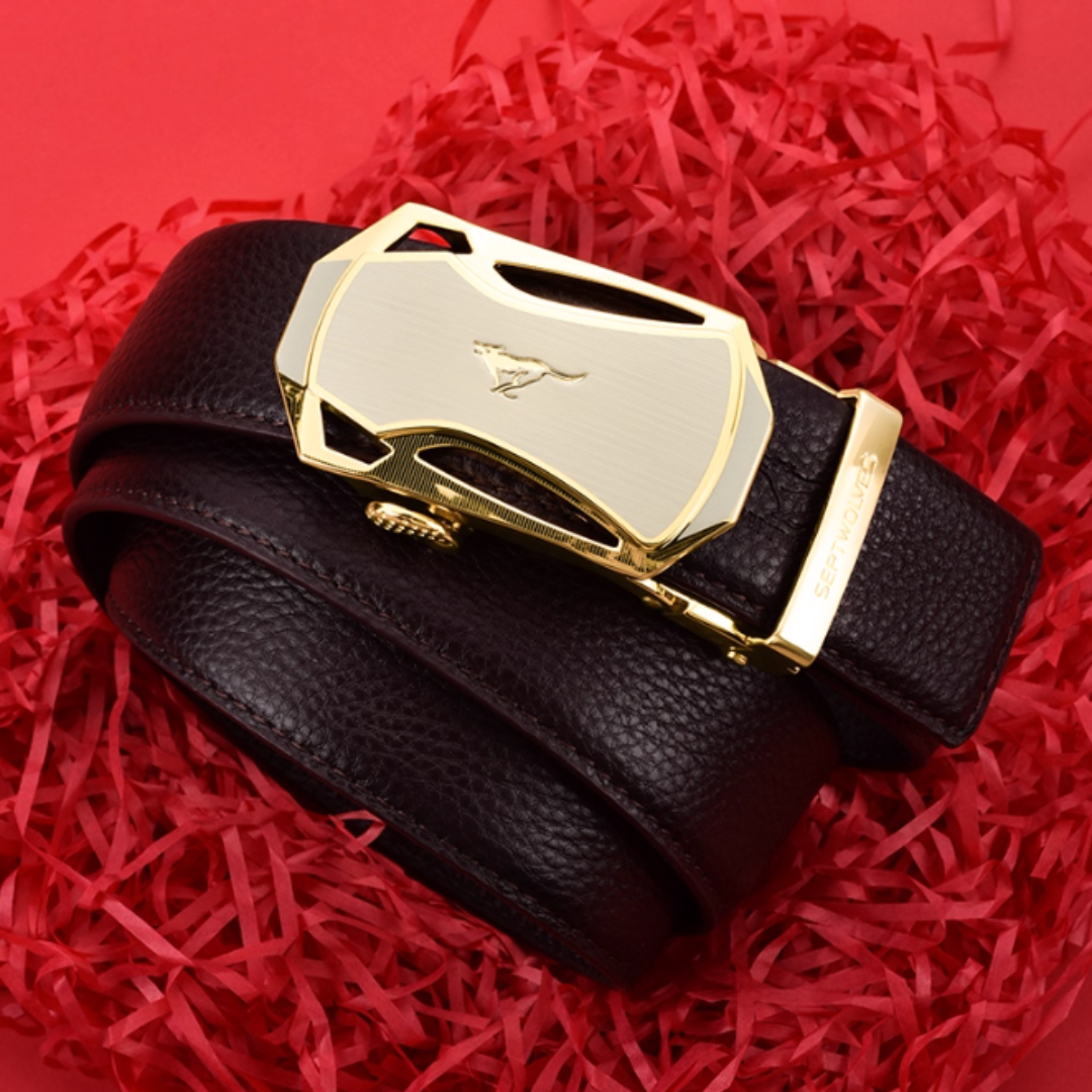 Urban Elegance Series - Septwolves 2025 Executive Pure Cowhide Auto-Lock Belt
