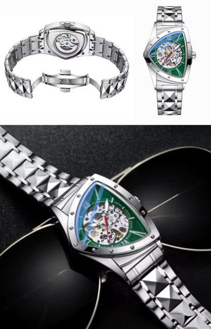 IronVortex | Skeleton Military Automatic Watch