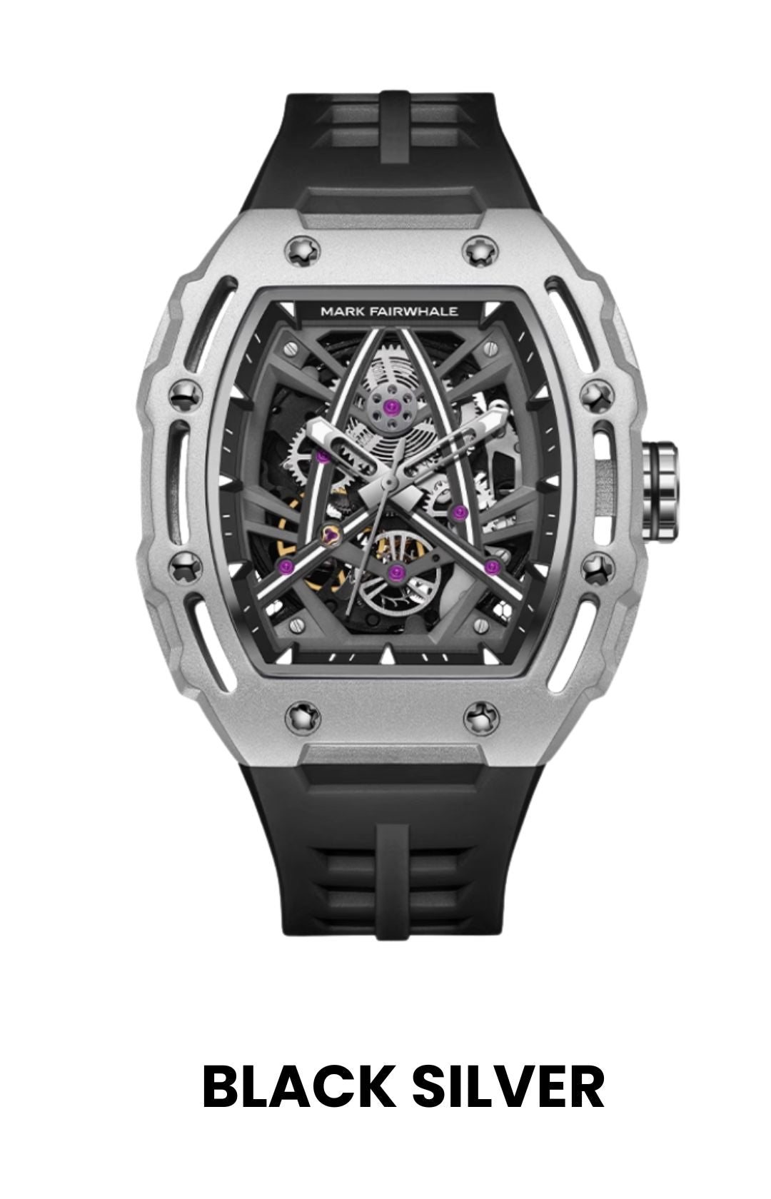 Mark Fairwhale Great Wall Edition – Men's Skeleton Automatic Watch with Architectural Detailing