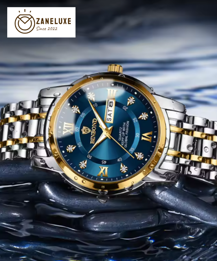 ApexSport Elite Diver - Men’s Luxury 3ATM Waterproof Quartz Date Watch