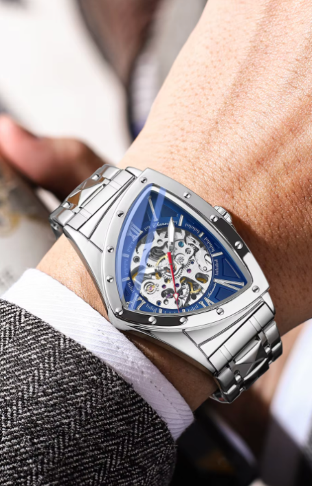 IronVortex | Skeleton Military Automatic Watch