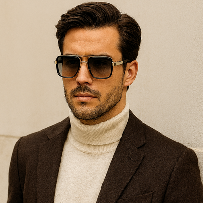 Vintage Royale Squares - Royale Retro Square Men Luxury Fashion Glasses