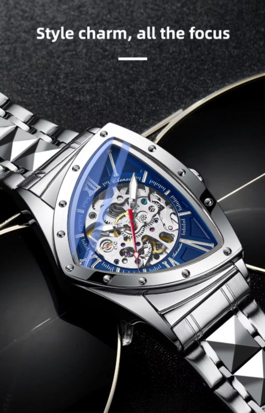 IronVortex | Skeleton Military Automatic Watch