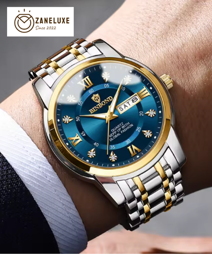 ApexSport Elite Diver - Men’s Luxury 3ATM Waterproof Quartz Date Watch