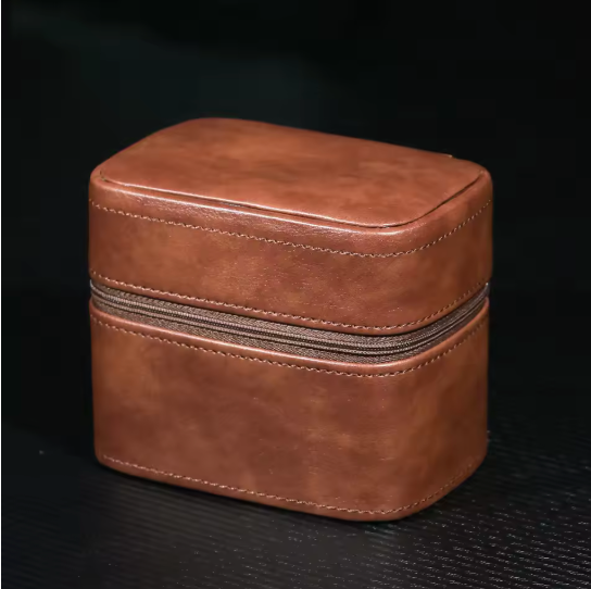 Zane's Leather Watchbox - Travel Display Case - Accessories Storage box