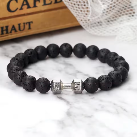 Natural Volcanic Stone Bracelet - Natural Lava Stone Bracelet