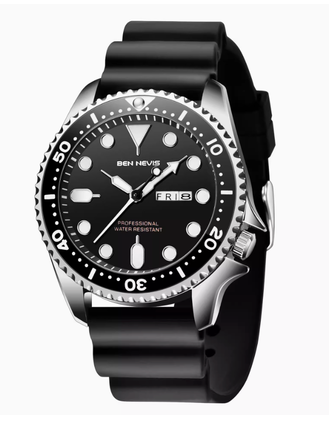 Stars & Stripes Diver - Wristwatch for men - Patriotic theme, Happy Independence Day