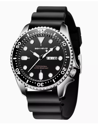 Stars & Stripes Diver - Wristwatch for men - Patriotic theme, Happy Independence Day