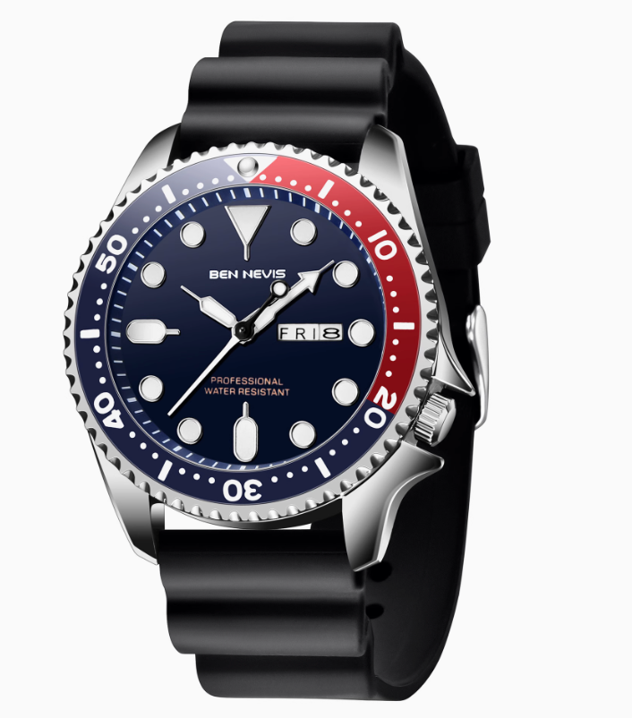 Stars & Stripes Diver - Wristwatch for men - Patriotic theme, Happy Independence Day