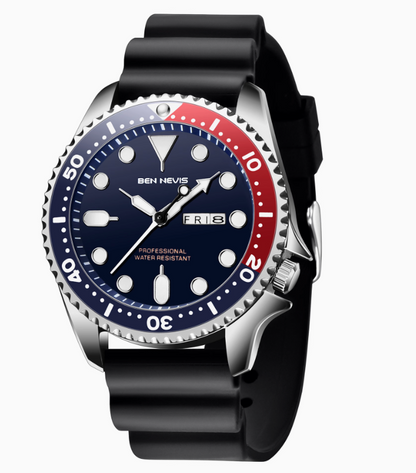 Stars & Stripes Diver - Wristwatch for men - Patriotic theme, Happy Independence Day