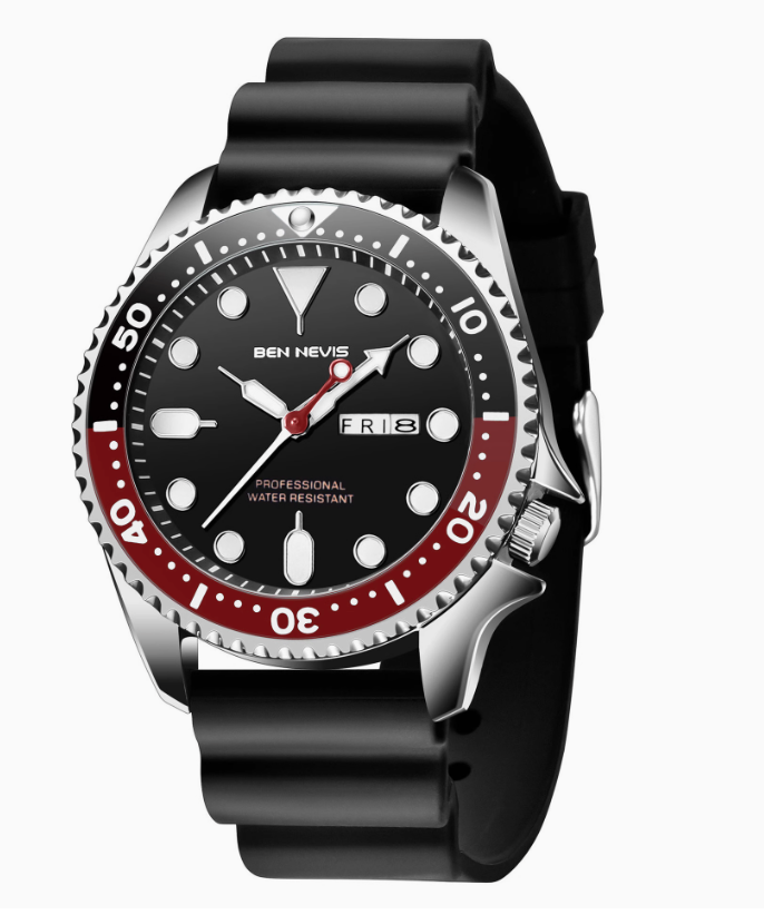 Stars & Stripes Diver - Wristwatch for men - Patriotic theme, Happy Independence Day