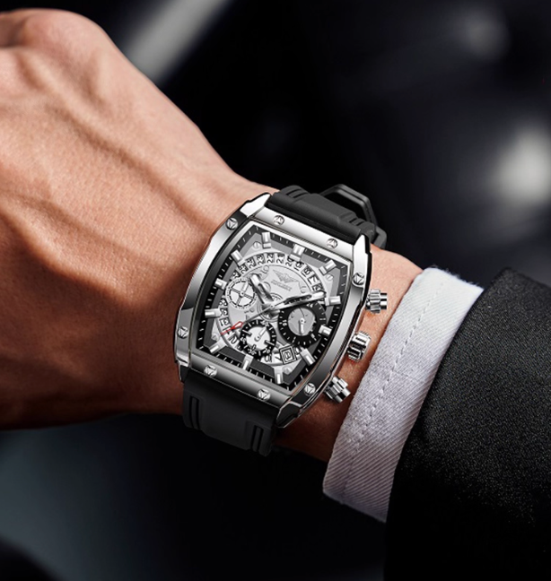 Ironmark - Chronograph presence, Tonneau Mechanical Watch