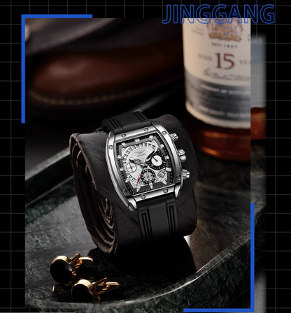 Ironmark - Chronograph presence, Tonneau Mechanical Watch